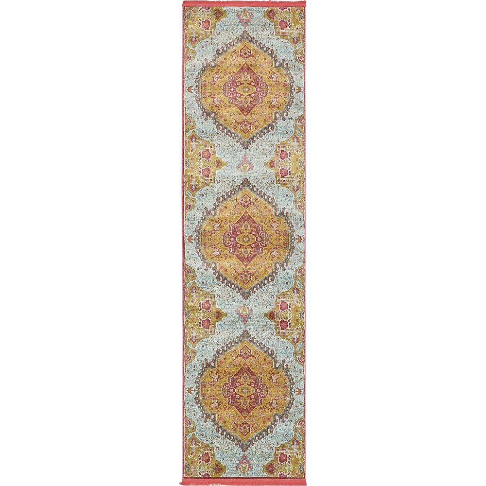 Vedado Baracoa Rug, Gold (2' 7 x 10' 0). Picture 1