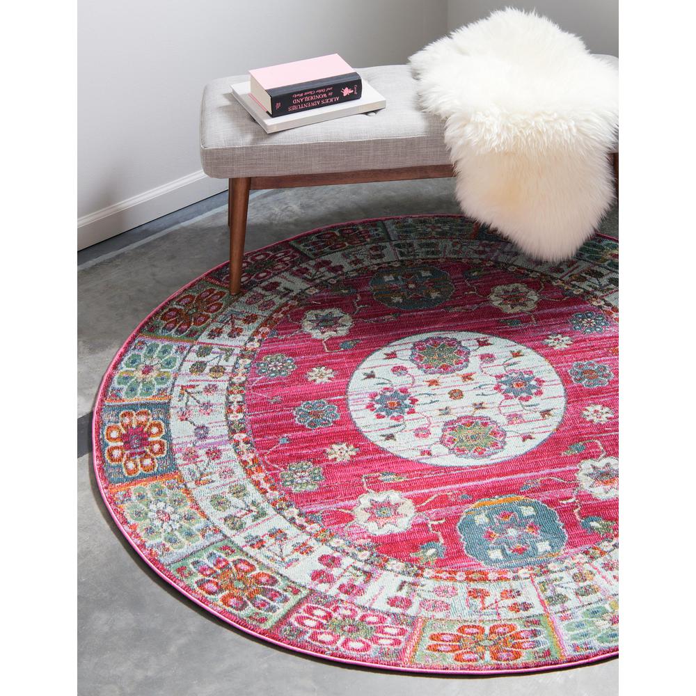 Acosta Baracoa Rug, Pink (8' 4 x 8' 4). Picture 2