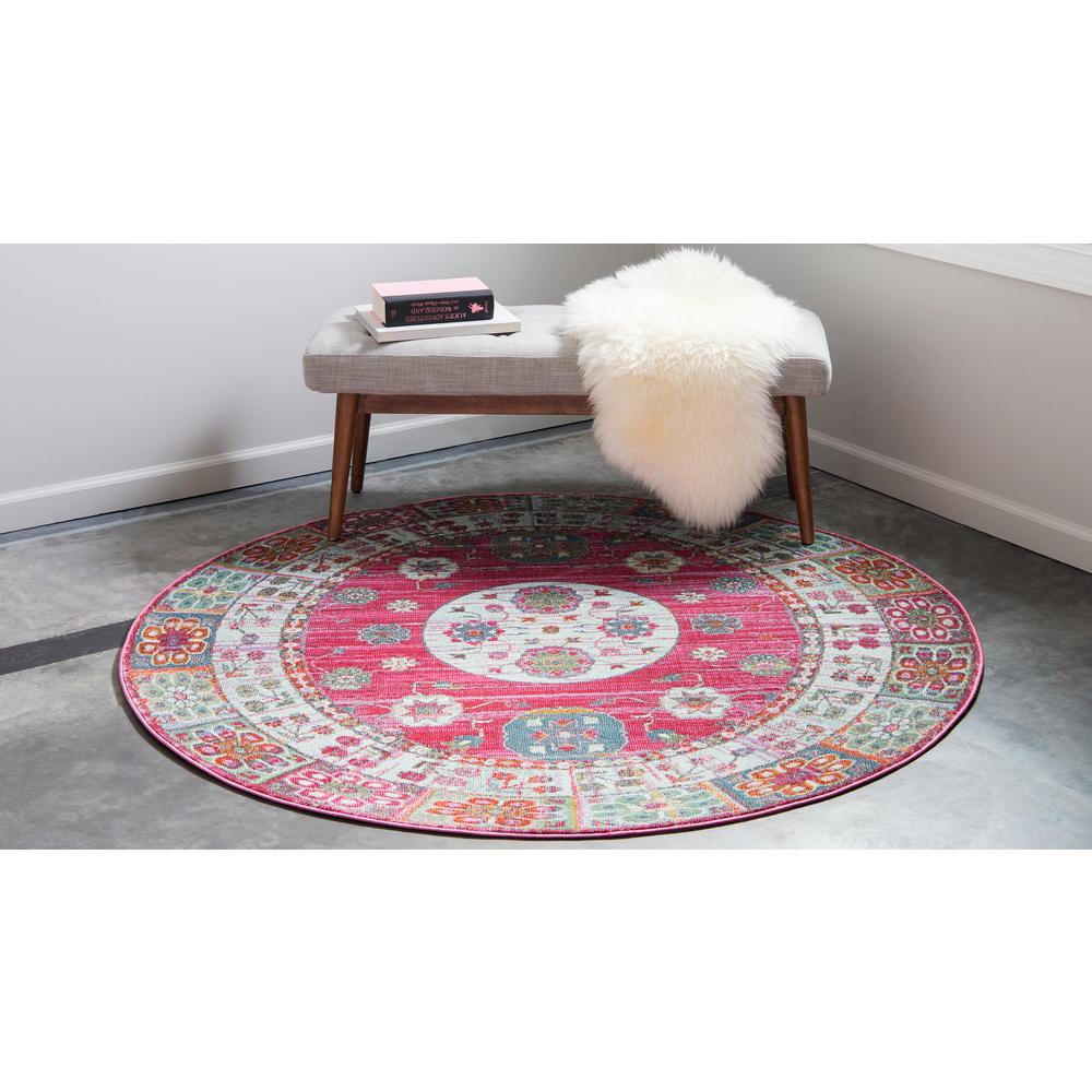 Acosta Baracoa Rug, Pink (8' 4 x 8' 4). Picture 3