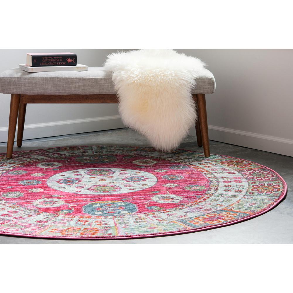 Acosta Baracoa Rug, Pink (8' 4 x 8' 4). Picture 4