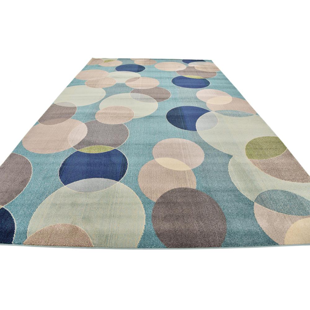 Seaside Chromatic Rug, Blue (10' 6 x 16' 5). Picture 4