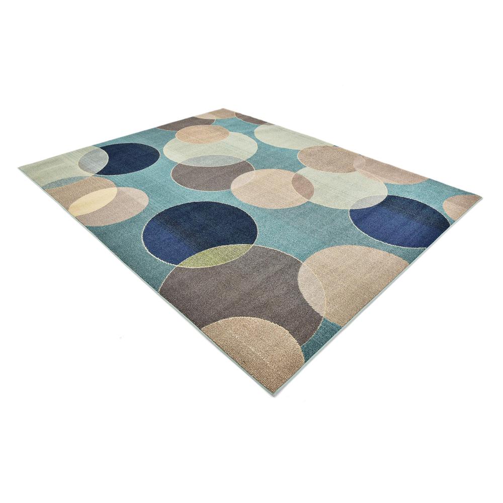 Seaside Chromatic Rug, Blue (8' 0 x 10' 0). Picture 3