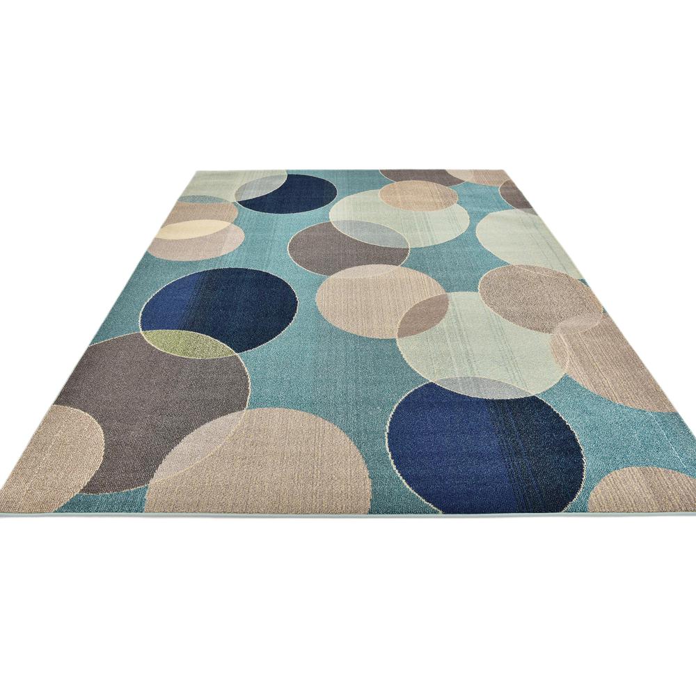 Seaside Chromatic Rug, Blue (8' 0 x 10' 0). Picture 4