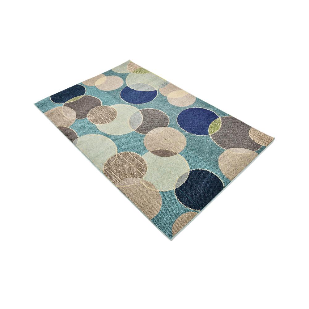 Seaside Chromatic Rug, Blue (4' 0 x 6' 0). Picture 3