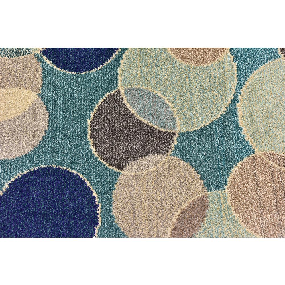 Seaside Chromatic Rug, Blue (2' 7 x 10' 0). Picture 5