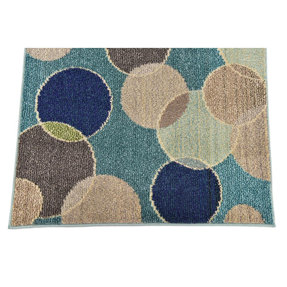Seaside Chromatic Rug, Blue (2' 7 x 10' 0). Picture 6