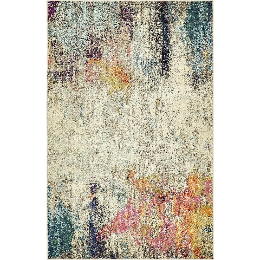 Tybee Chromatic Rug, Beige (4' 0 x 6' 0). Picture 1