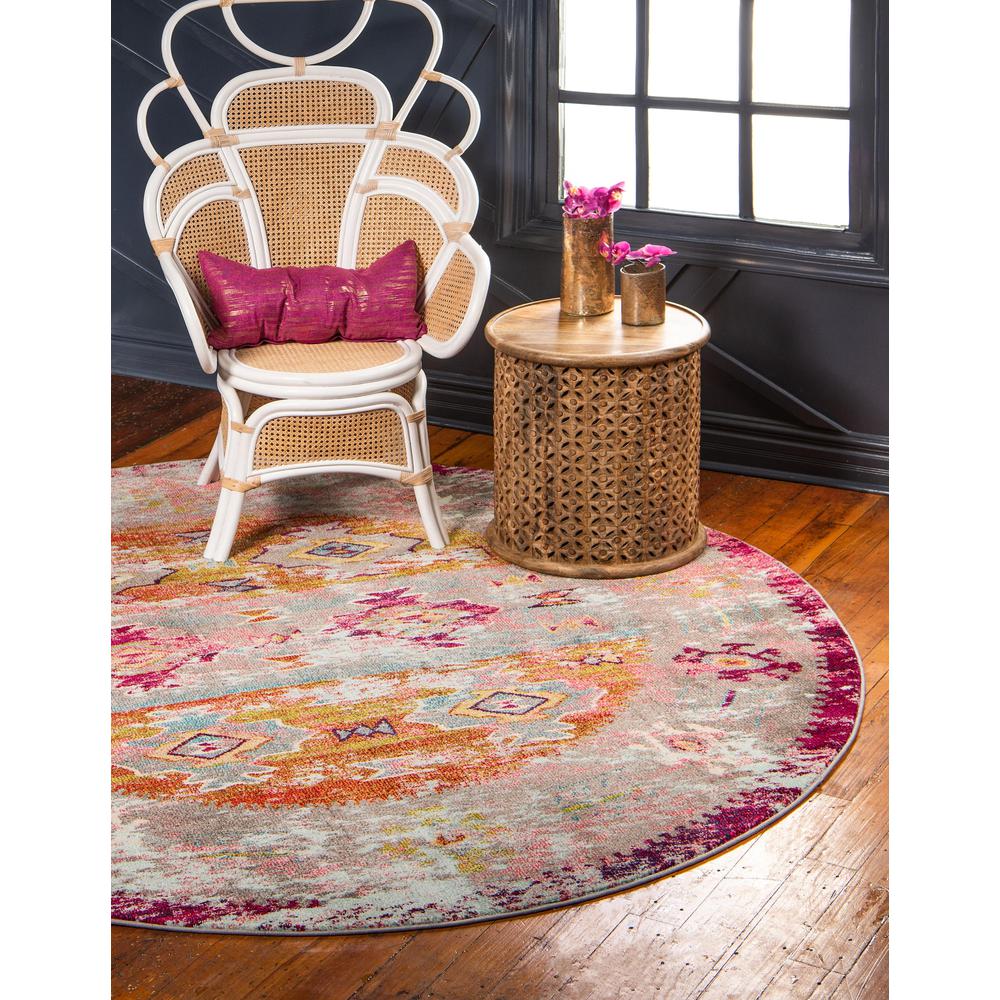 Monterey Empire Rug, Pink (8' 0 x 8' 0). Picture 2