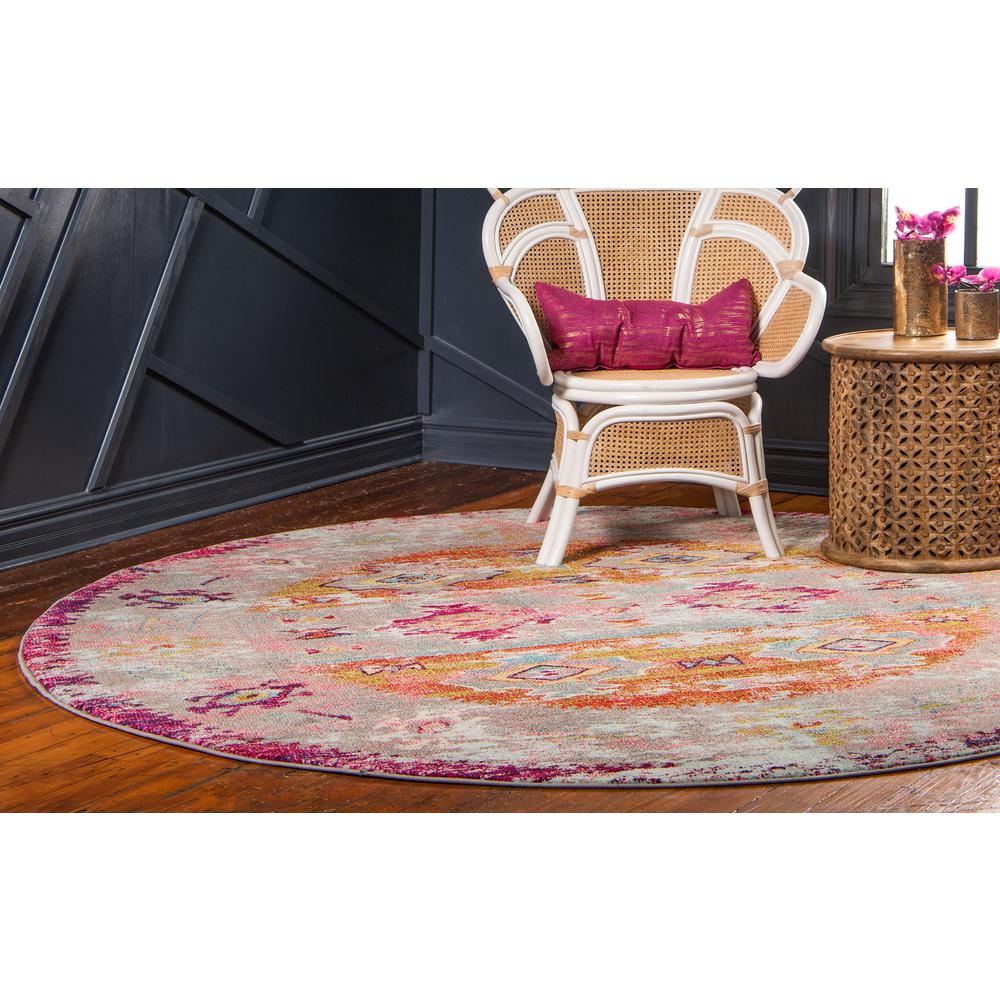 Monterey Empire Rug, Pink (8' 0 x 8' 0). Picture 3