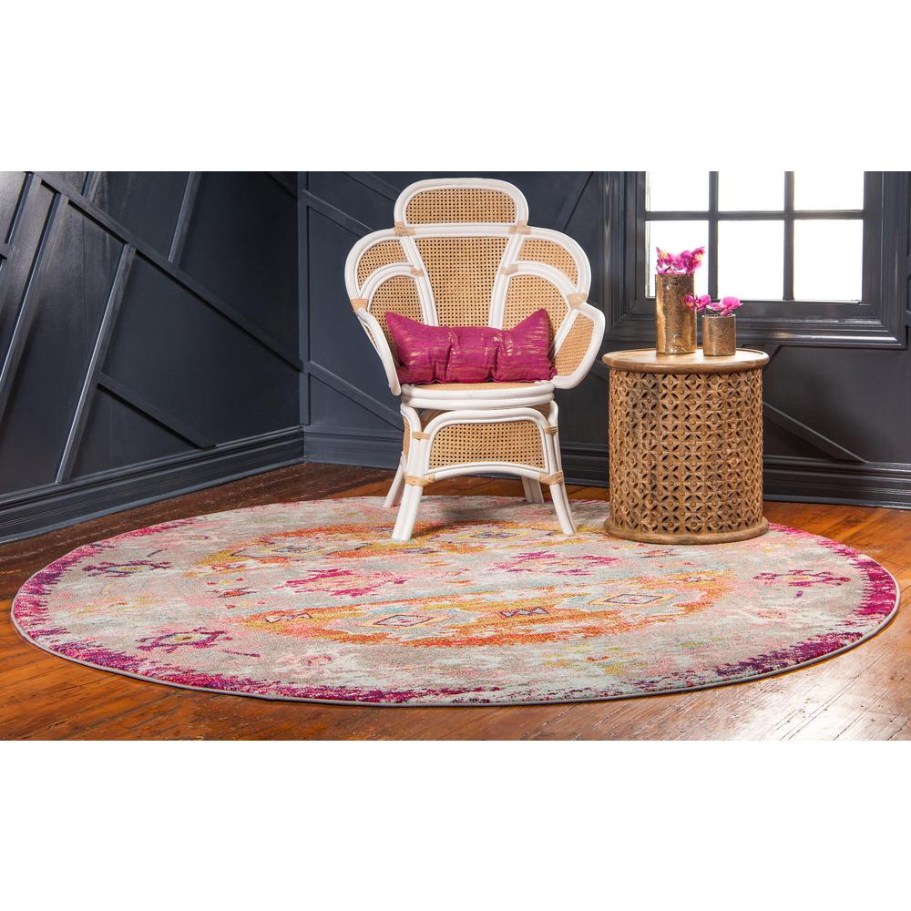 Monterey Empire Rug, Pink (8' 0 x 8' 0). Picture 4