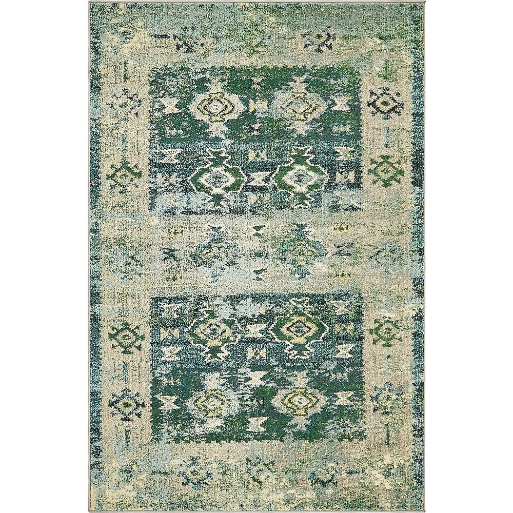 Monterey Empire Rug, Green (4' 0 x 6' 0). The main picture.