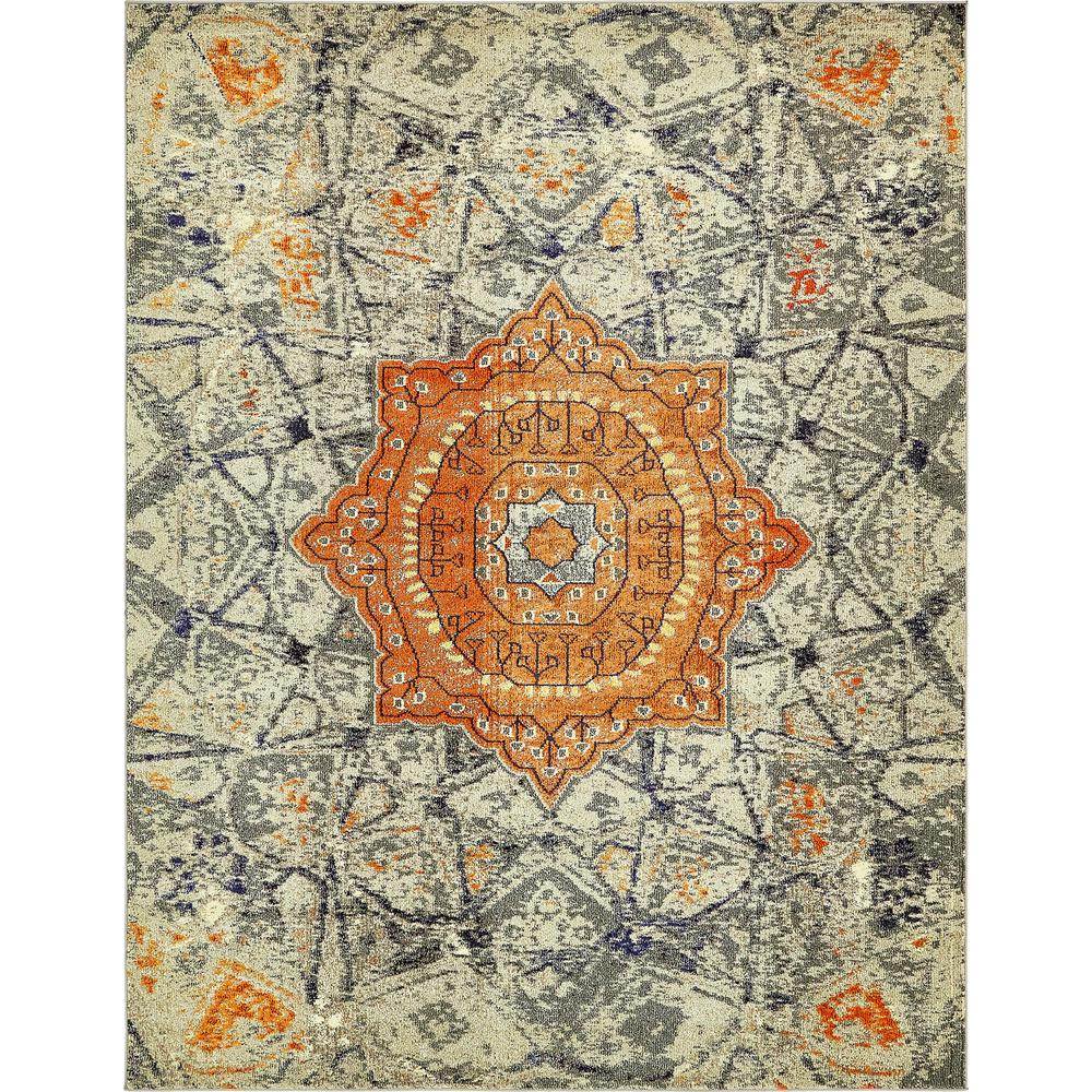 Klimt Vita Rug, Gray (8' 0 x 10' 0). Picture 1