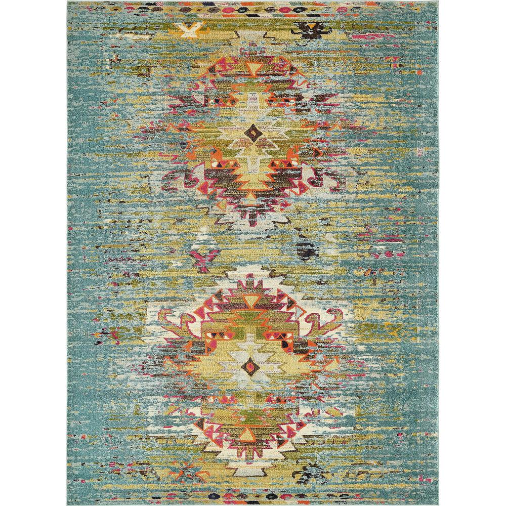 Chagall Vita Rug, Turquoise (9' 0 x 12' 0). Picture 1