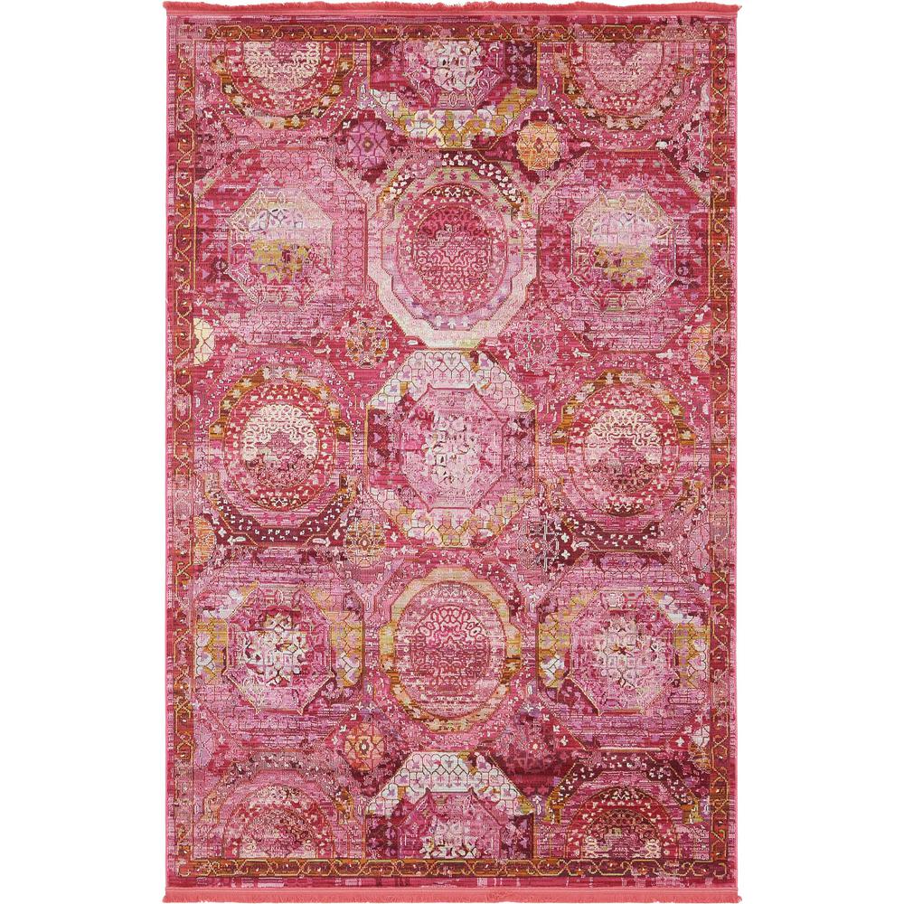 Coppelia Baracoa Rug, Pink (5' 5 x 8' 0). Picture 1