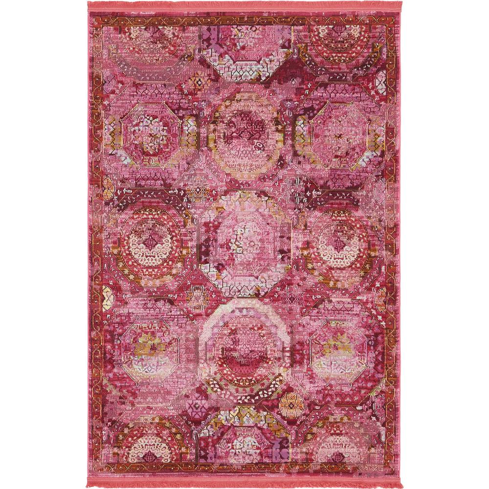 Coppelia Baracoa Rug, Pink (4' 3 x 6' 0). Picture 1