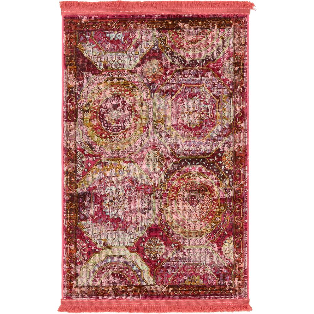 Coppelia Baracoa Rug, Pink (2' 2 x 3' 0). Picture 1