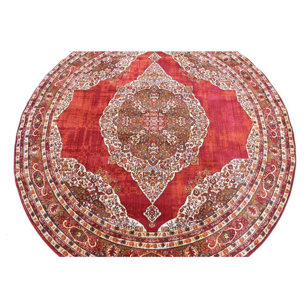 Regla Baracoa Rug, Red (5' 5 x 5' 5). Picture 4