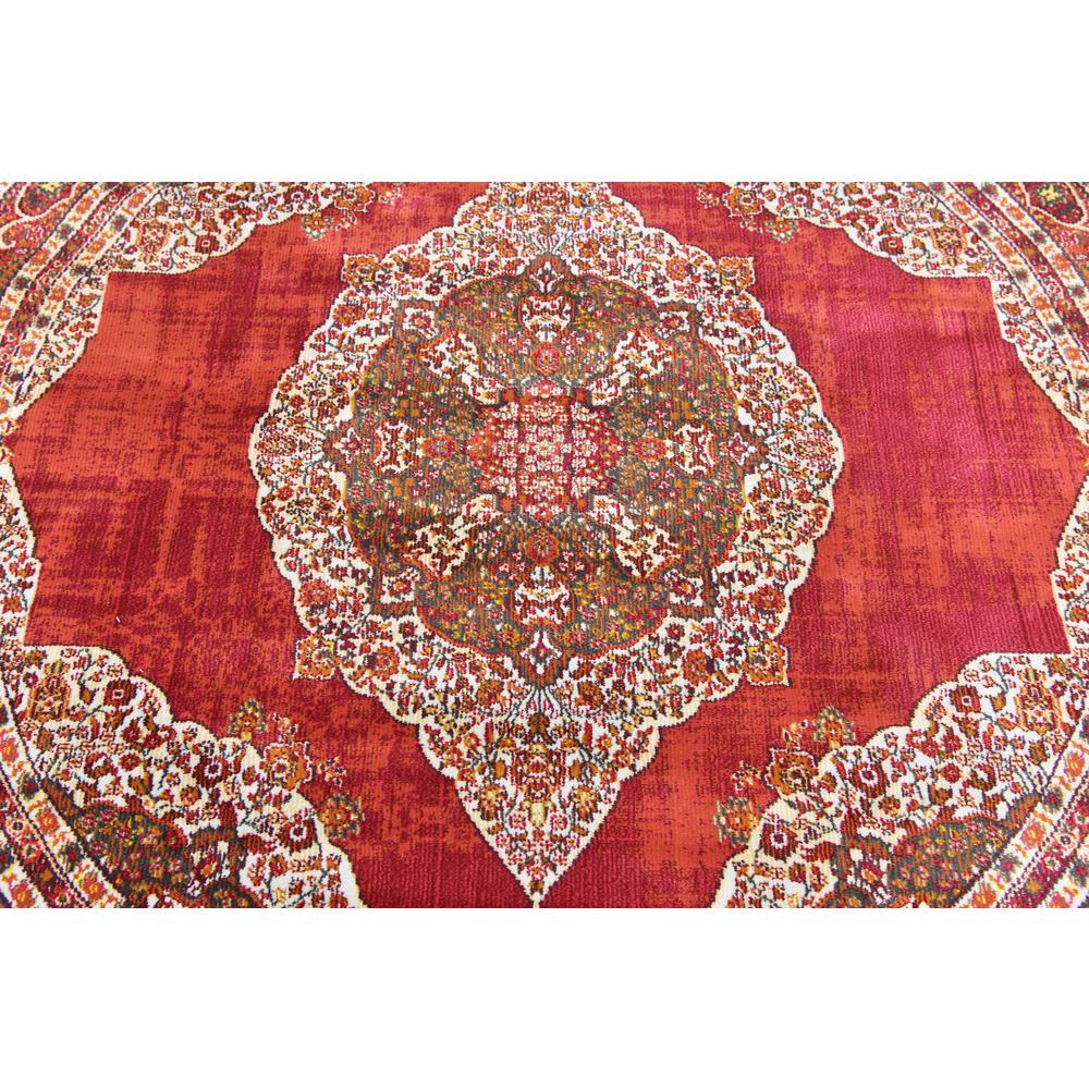 Regla Baracoa Rug, Red (5' 5 x 5' 5). Picture 5