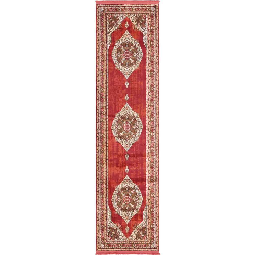 Regla Baracoa Rug, Red (2' 7 x 10' 0). Picture 1