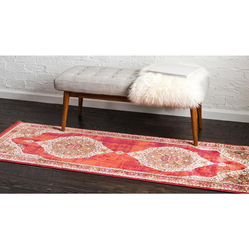 Regla Baracoa Rug, Red (2' 7 x 10' 0). Picture 3