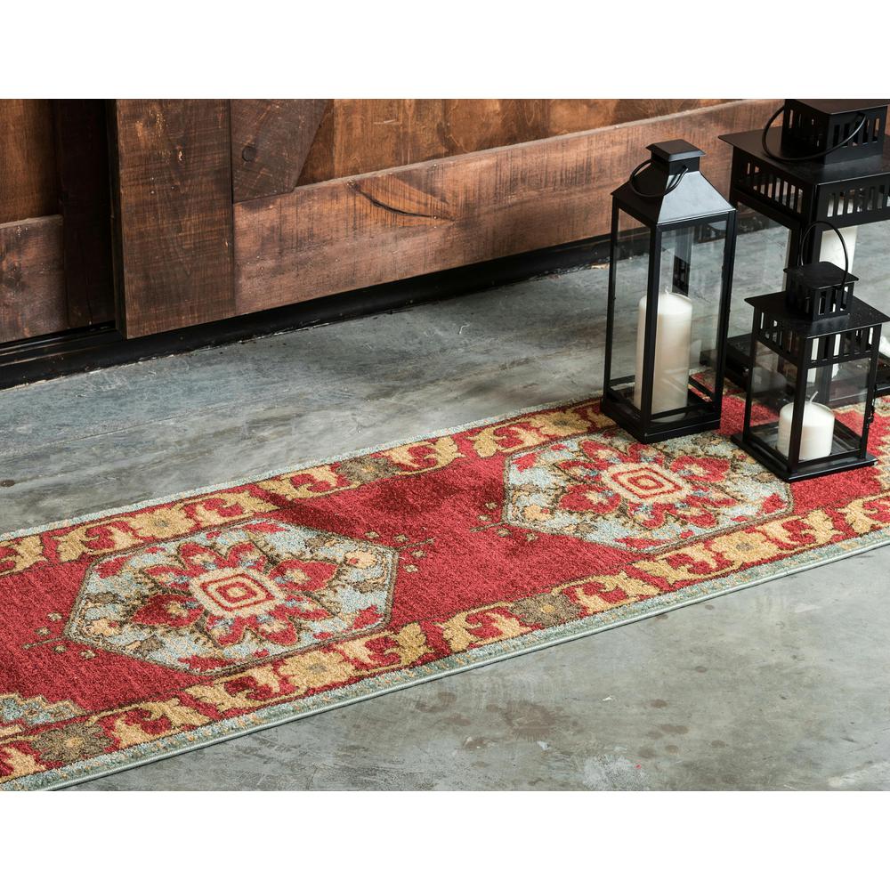 Demitri Sahand Rug, Red (2' 7 x 10' 0). Picture 4
