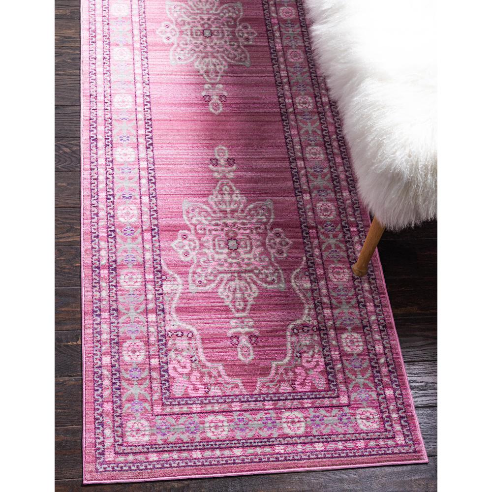 D'Amore Austin Rug, Pink (2' 7 x 10' 0). Picture 2
