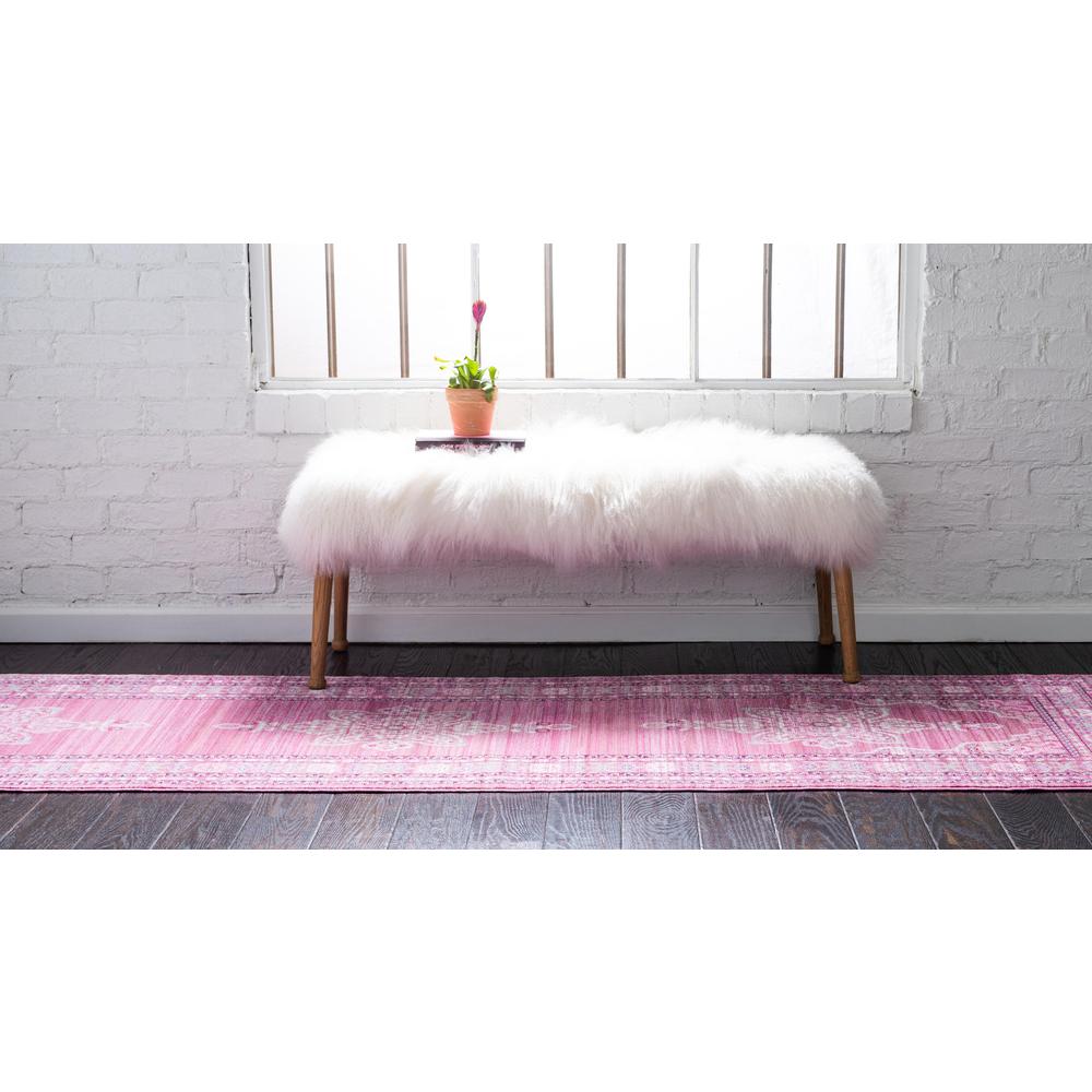 D'Amore Austin Rug, Pink (2' 7 x 10' 0). Picture 4
