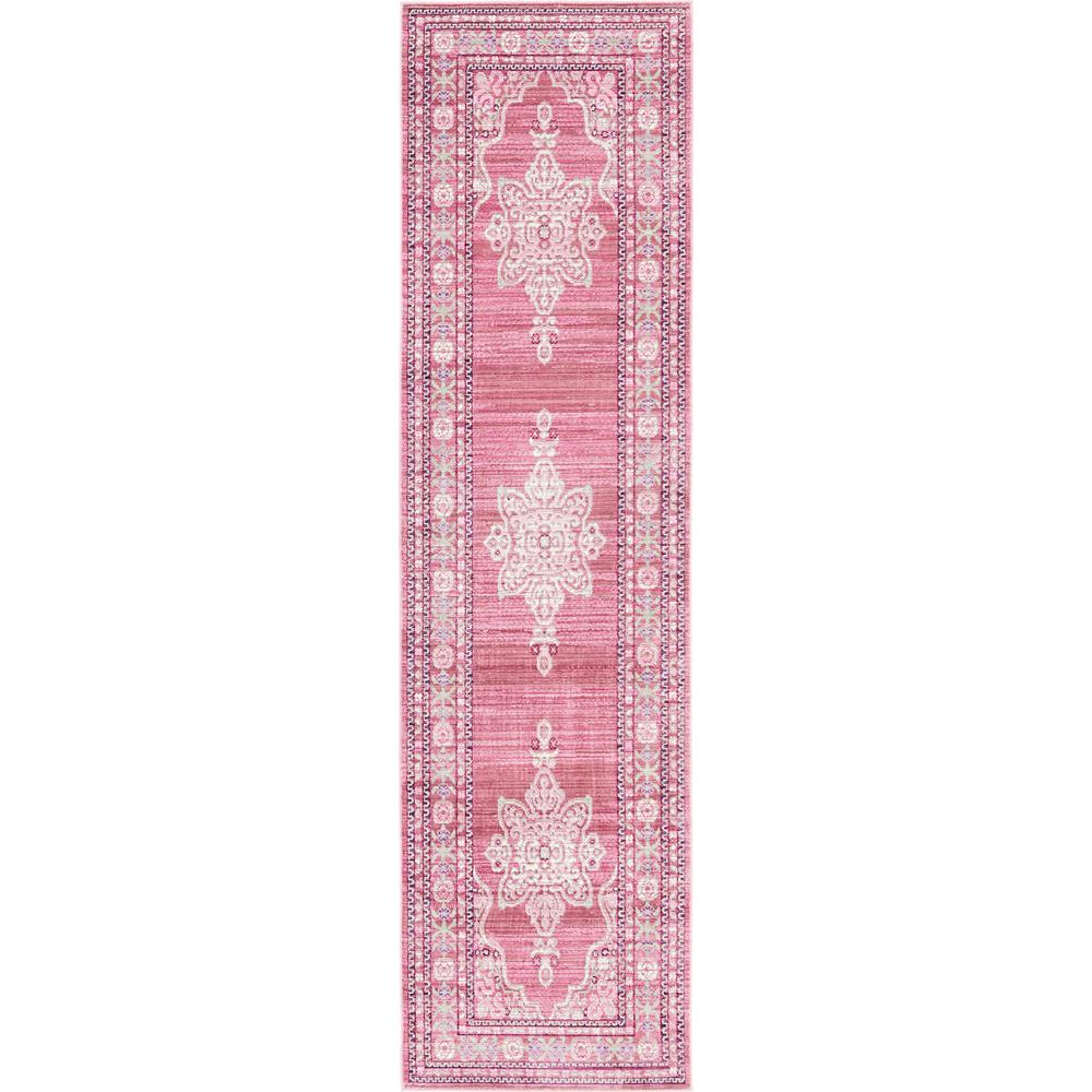 D'Amore Austin Rug, Pink (2' 7 x 10' 0). Picture 1