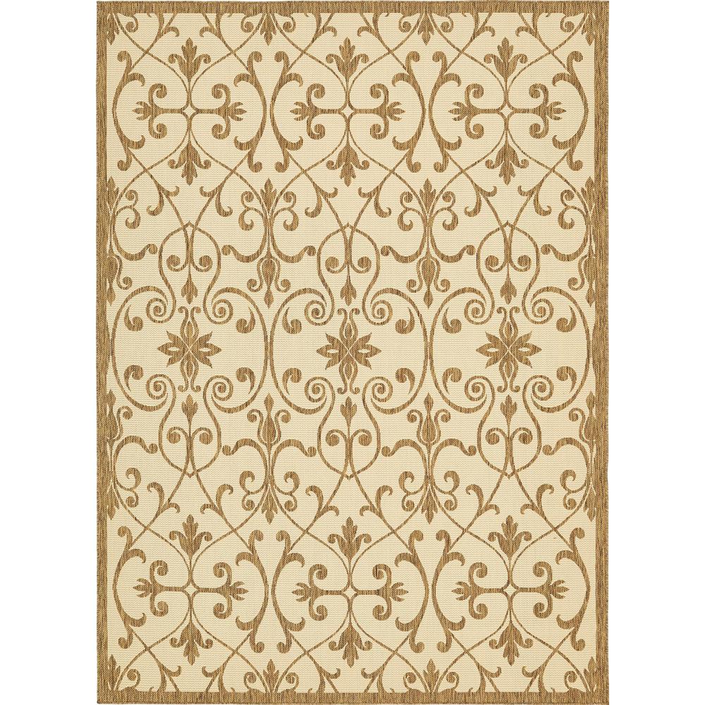 Outdoor Gate Rug, Brown (8' 0 x 11' 4). Picture 1