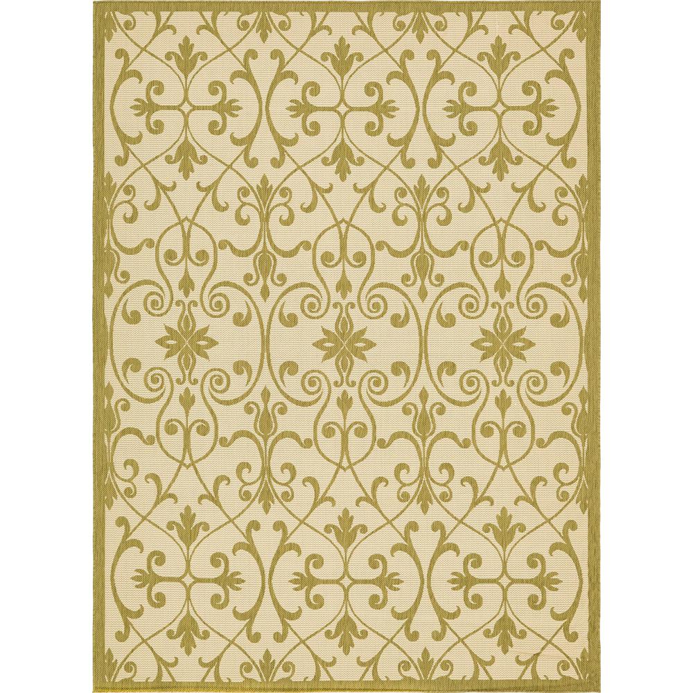 Outdoor Gate Rug, Light Green (8' 0 x 11' 4). Picture 1