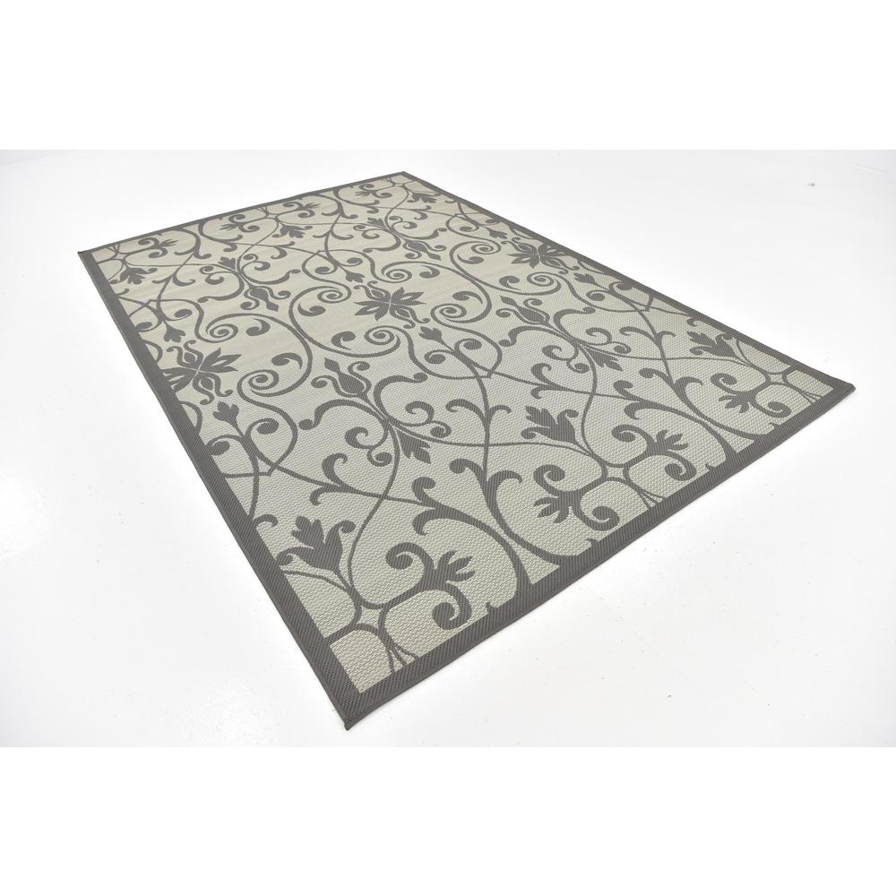 Outdoor Gate Rug, Gray (6' 0 x 9' 0). Picture 3