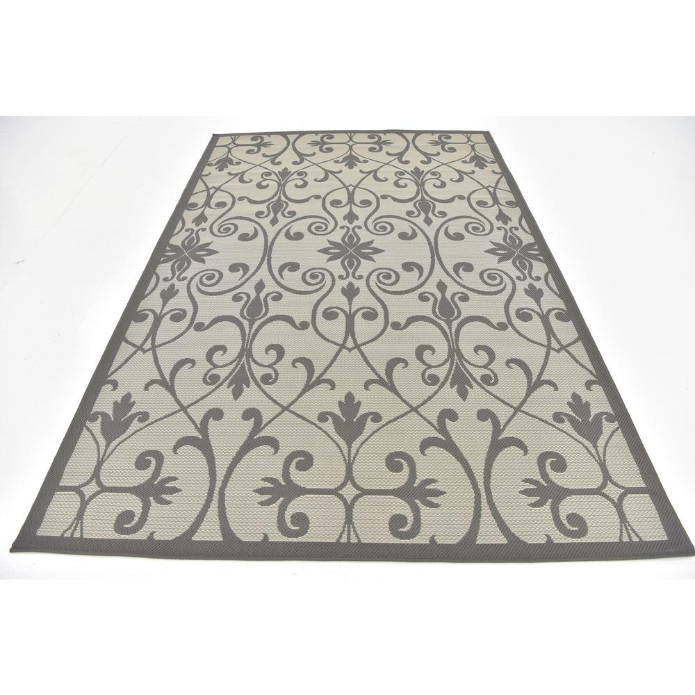 Outdoor Gate Rug, Gray (6' 0 x 9' 0). Picture 4