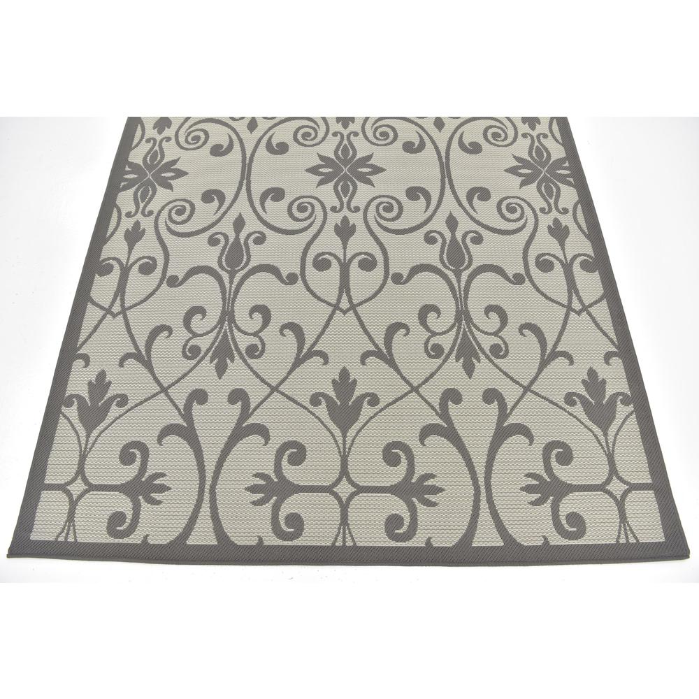 Outdoor Gate Rug, Gray (6' 0 x 9' 0). Picture 6
