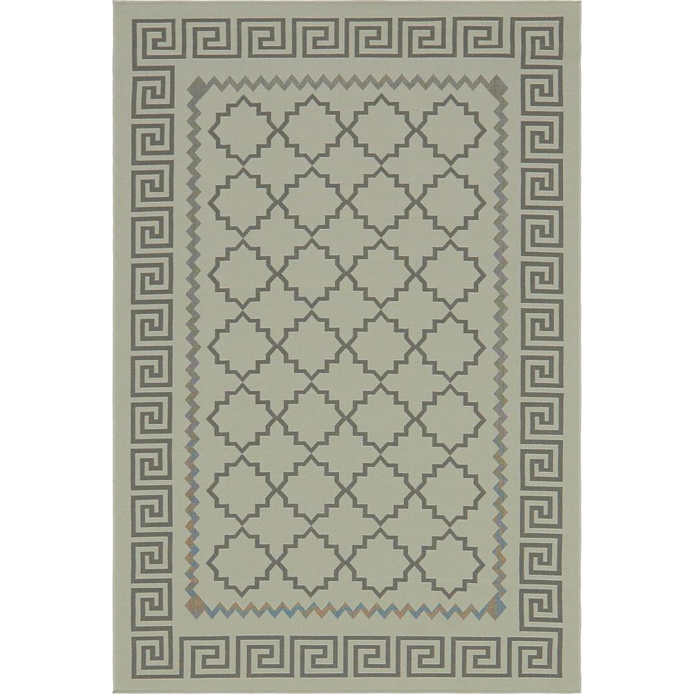 Outdoor Stars Rug, Gray (6' 0 x 9' 0). Picture 1