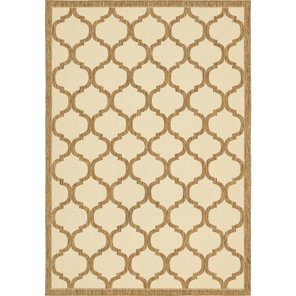 Outdoor Moroccan Rug, Brown (6' 0 x 9' 0). Picture 1