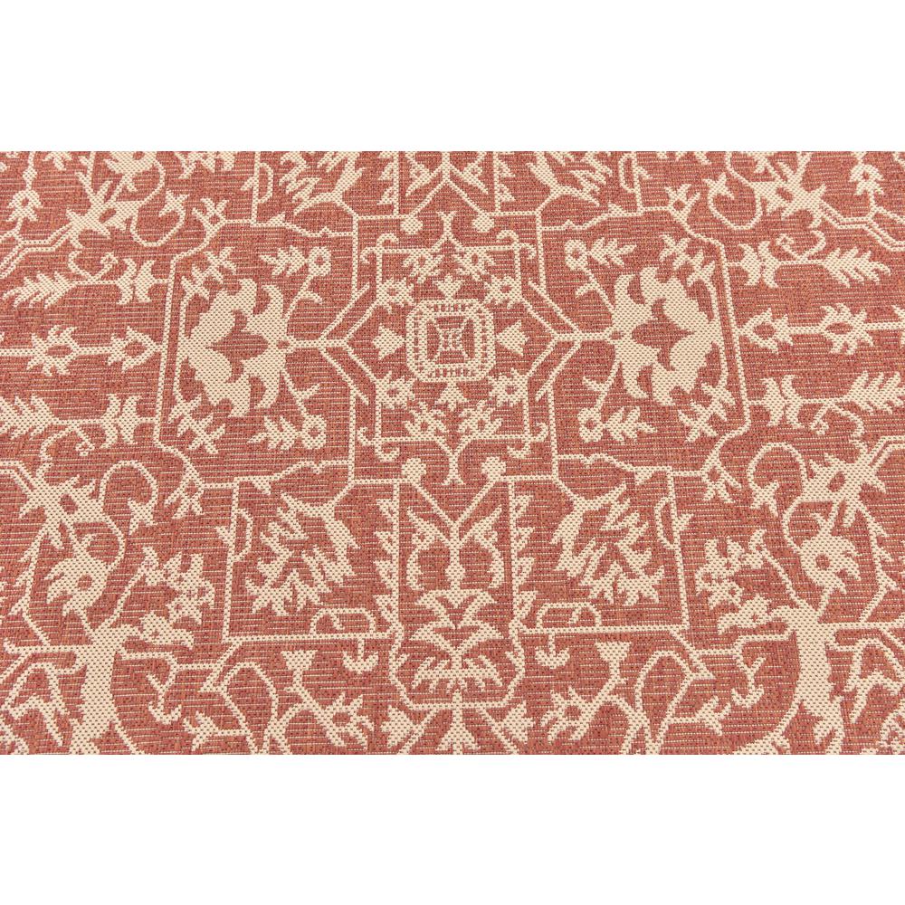 Outdoor Allover Rug, Terracotta (6' 0 x 6' 0). Picture 5