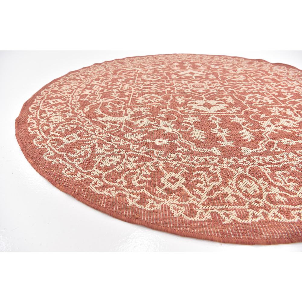 Outdoor Allover Rug, Terracotta (6' 0 x 6' 0). Picture 6