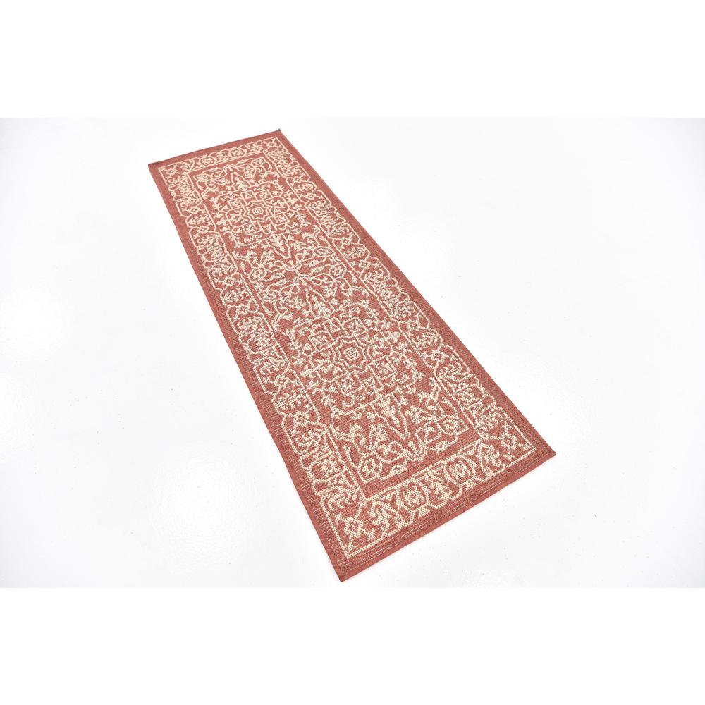 Outdoor Allover Rug, Terracotta (2' 0 x 6' 0). Picture 3