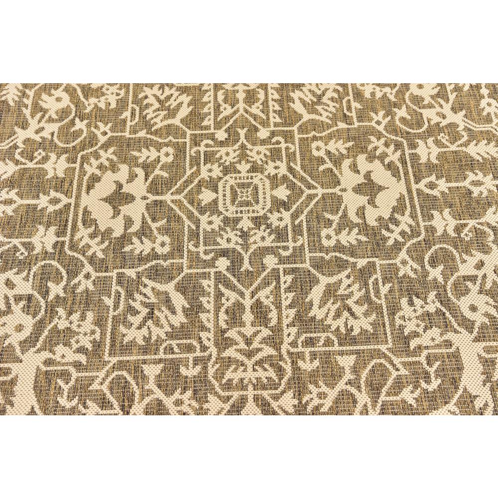 Outdoor Allover Rug, Brown (6' 0 x 6' 0). Picture 5