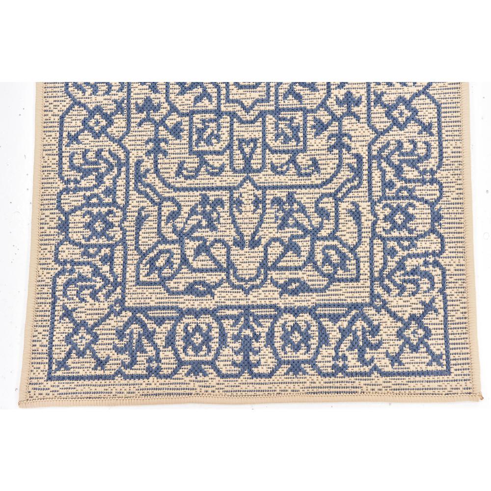 Outdoor Allover Rug, Beige/Blue (2' 0 x 3' 0). Picture 6