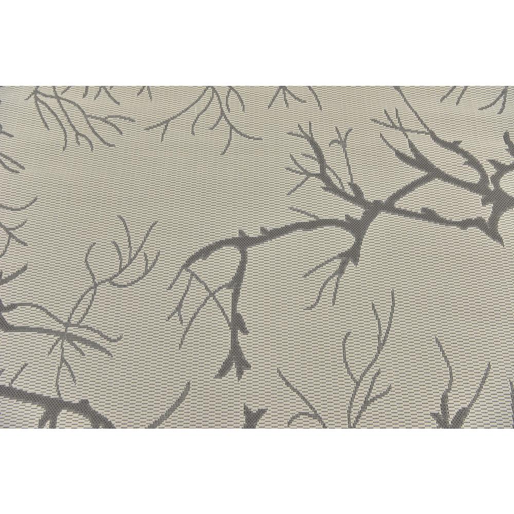 Outdoor Branch Rug, Light Gray (6' 0 x 6' 0). Picture 5