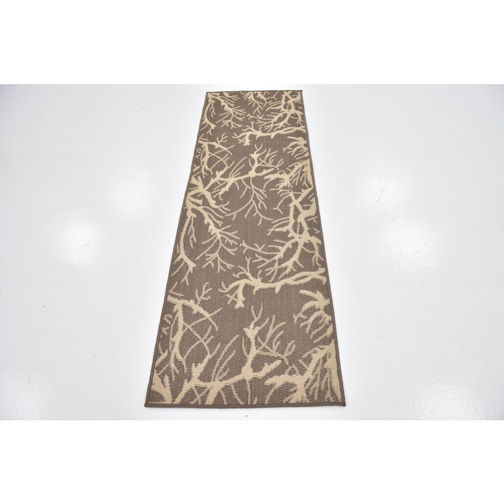 Outdoor Branch Rug, Brown (2' 0 x 6' 0). Picture 4