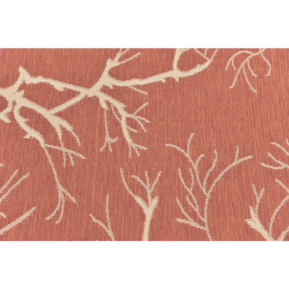 Outdoor Branch Rug, Terracotta (6' 0 x 6' 0). Picture 5