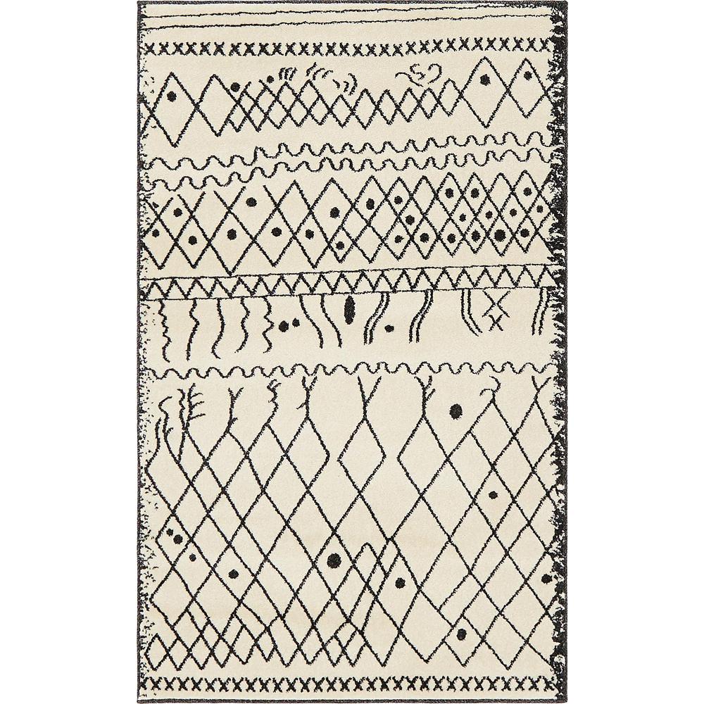 Tribal Fez Rug, Beige (3' 3 x 5' 3). Picture 1