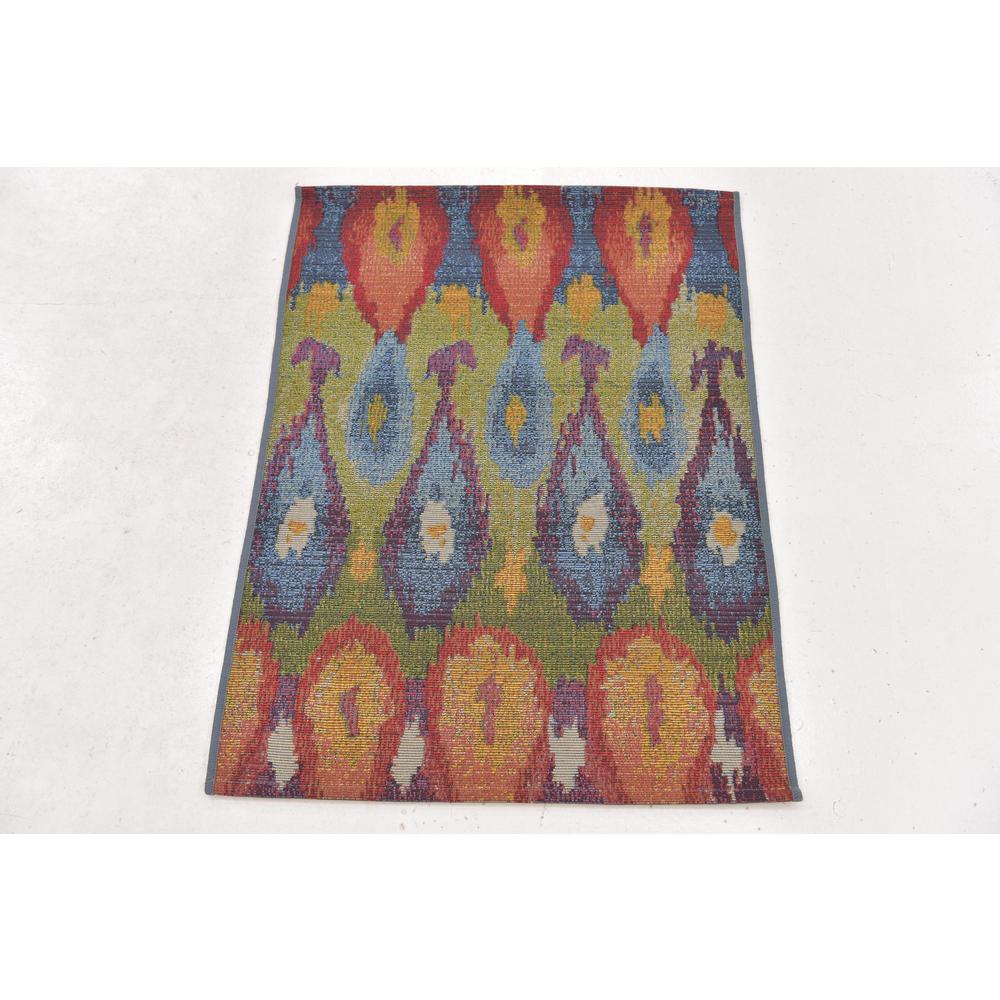 Outdoor Ikat Rug, Multi (2' 2 x 3' 0). Picture 5