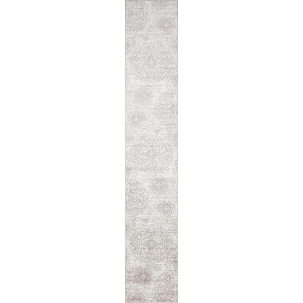 Grand Sofia Rug, Light Gray (3' 3 x 19' 8). Picture 1