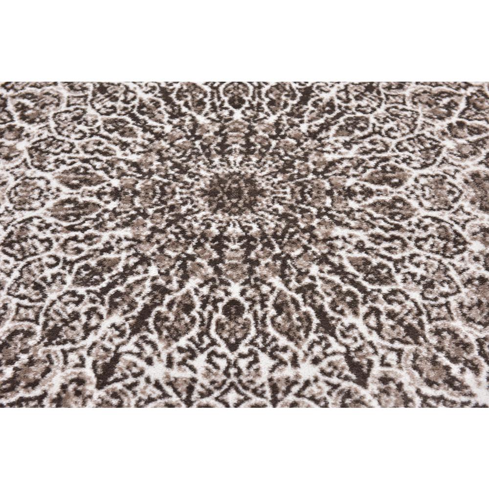 Grace Sofia Rug, Brown (6' 0 x 6' 0). Picture 5