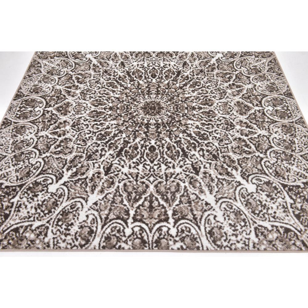 Grace Sofia Rug, Brown (6' 0 x 6' 0). Picture 6