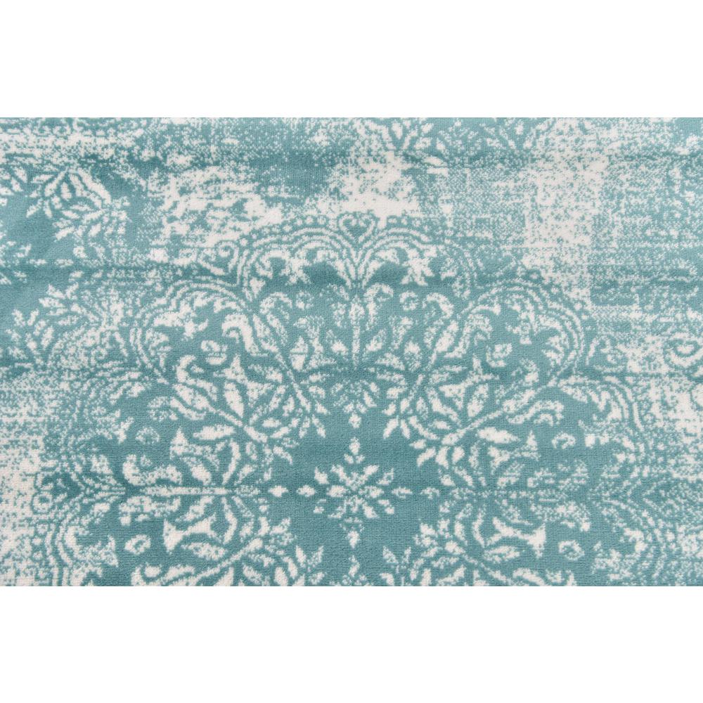 Grand Sofia Rug, Turquoise (8' 0 x 8' 0). Picture 5