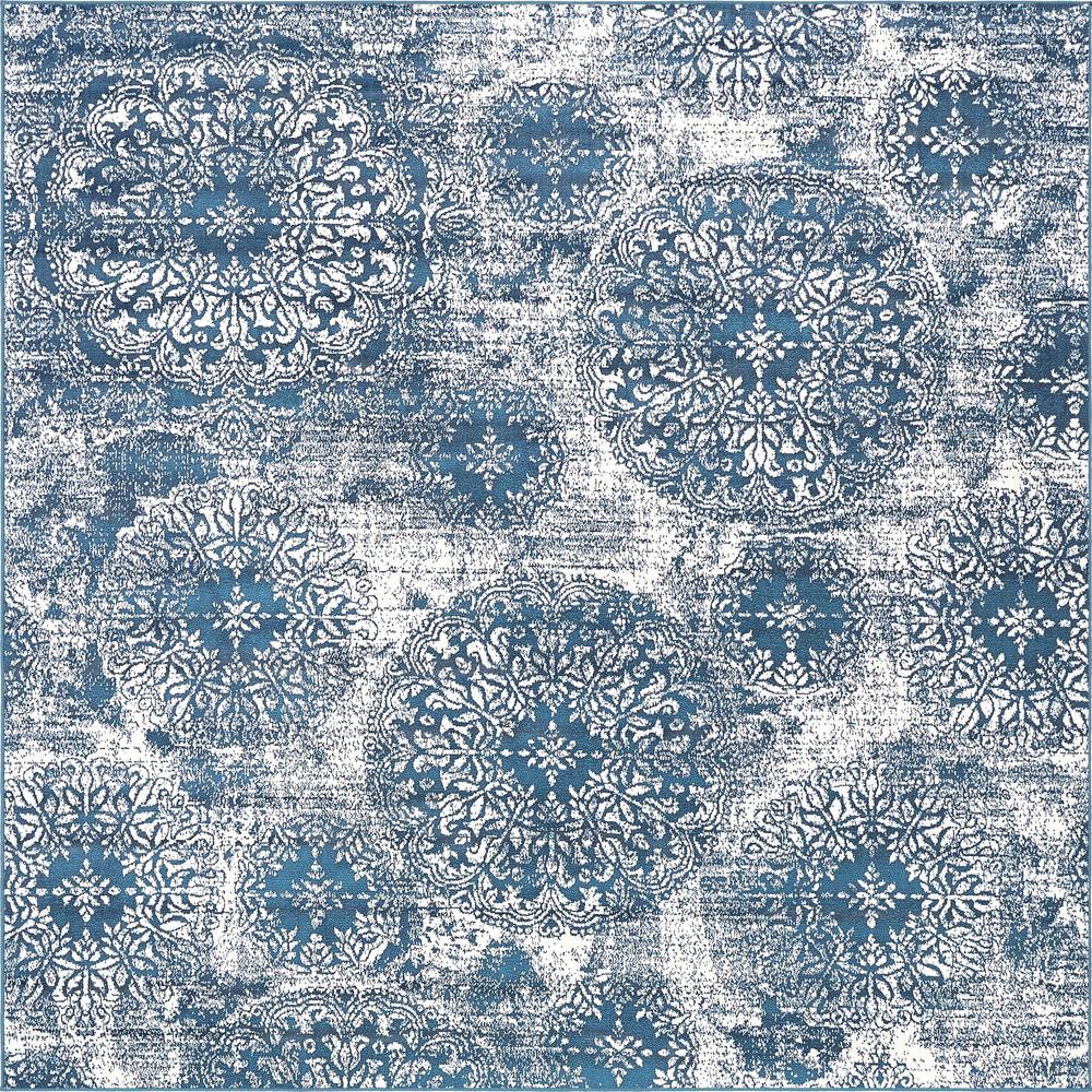 Grand Sofia Rug, Blue (8' 0 x 8' 0). Picture 1